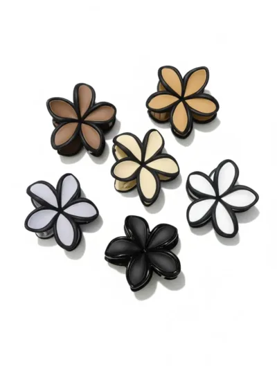 Plumeria Flower Hair Claw Clip