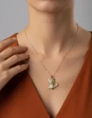 18K Gold Plated Cute Cat Pendant Necklace